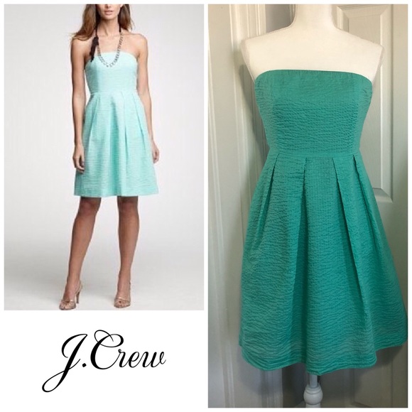 J. Crew Dresses & Skirts - J. Crew Lorelei Green Dress size 8P